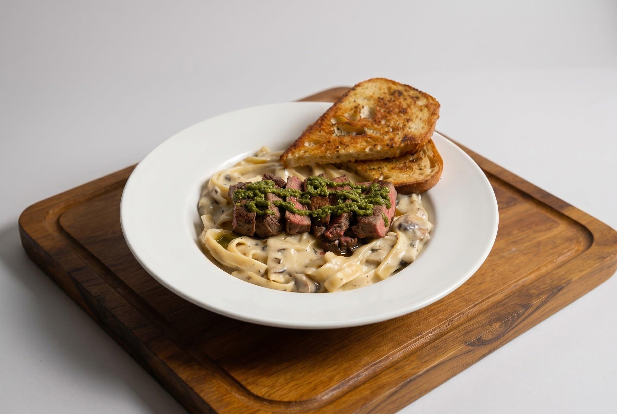 Truffle Cream & Wagyu Pasta.