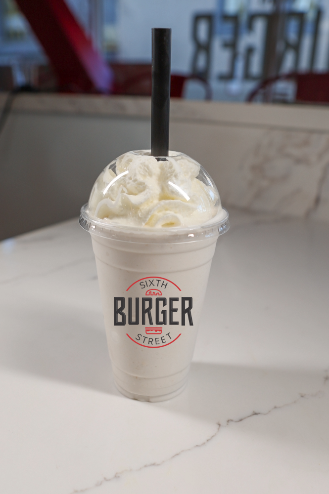 VANILLA BEAN MILKSHAKE.