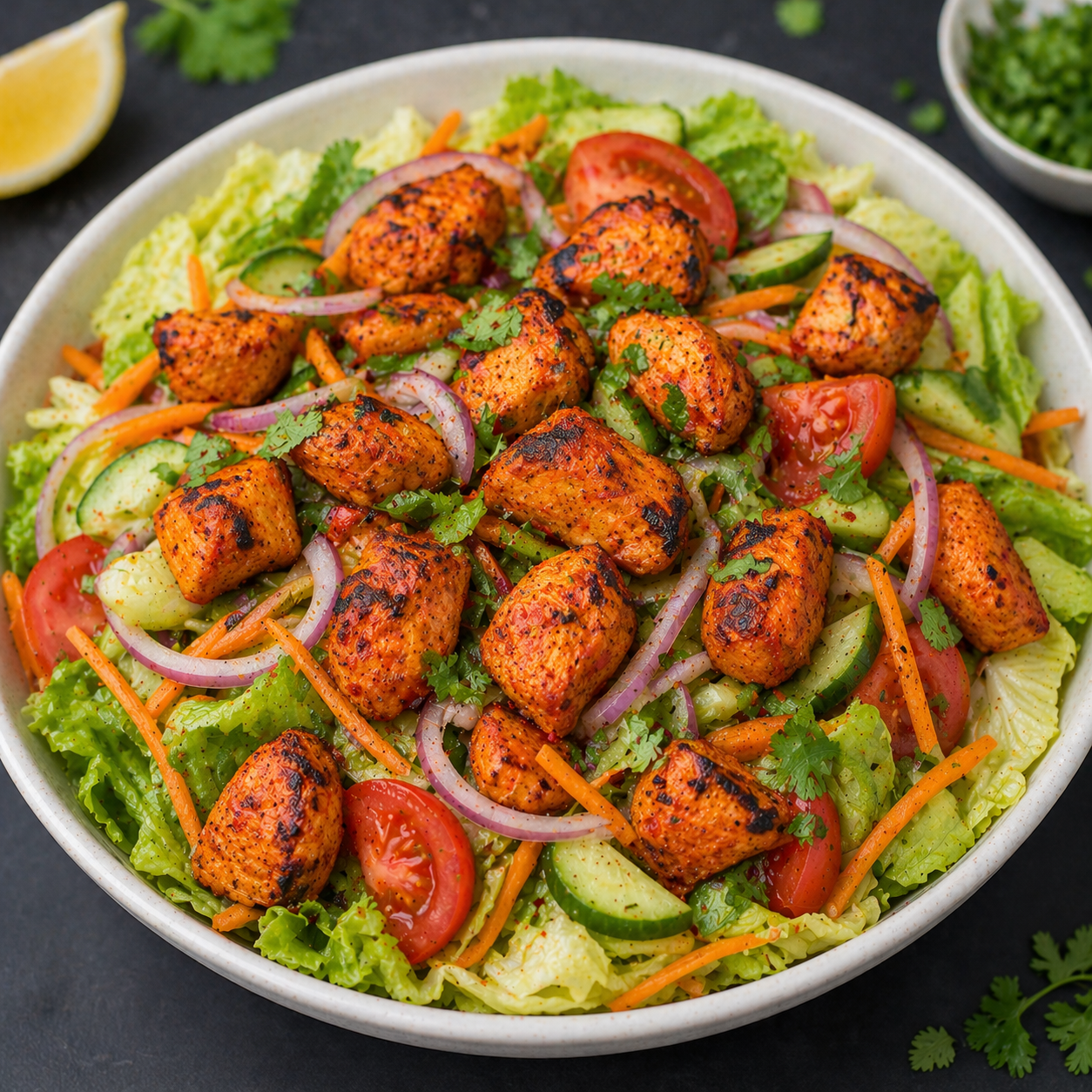 Chicken Tikka Salad.