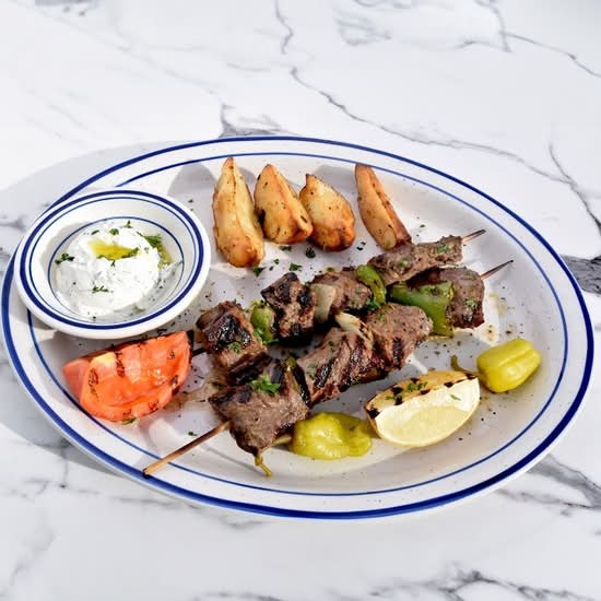 Beef Souvlaki.