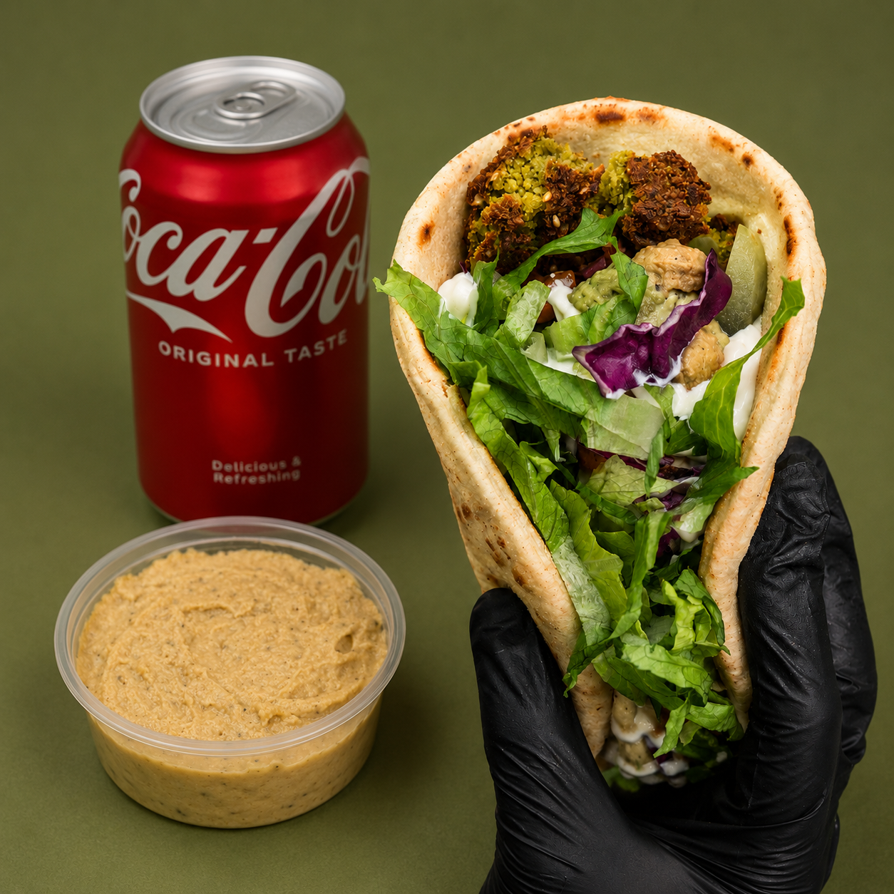 Falafel Fresh Wrap Combo.