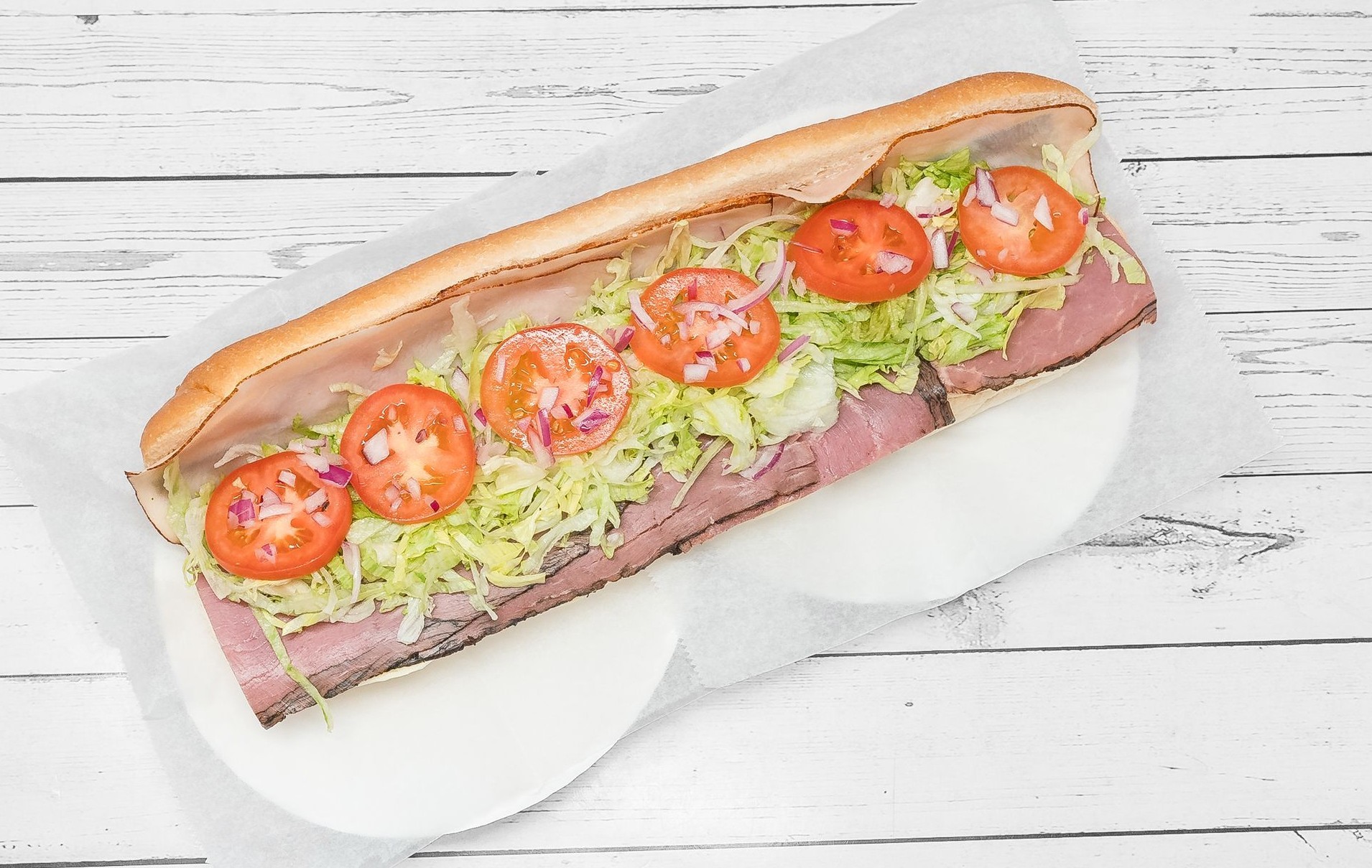 Roast Beef, Turkey & Cheese.
