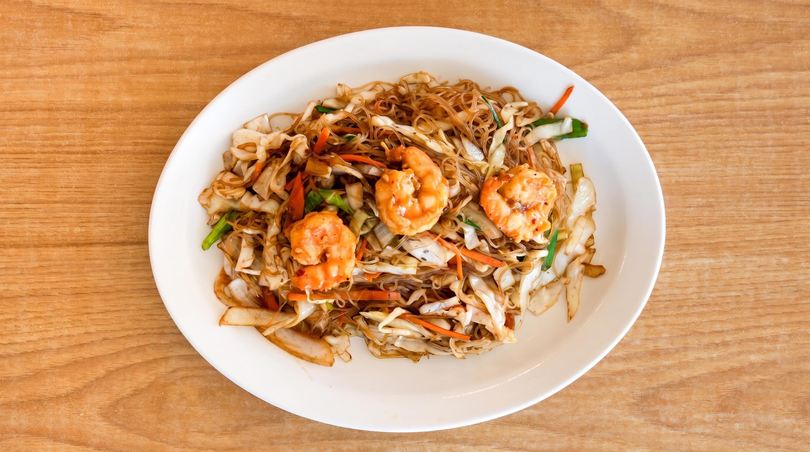 SHRIMP RICE NOODLES.