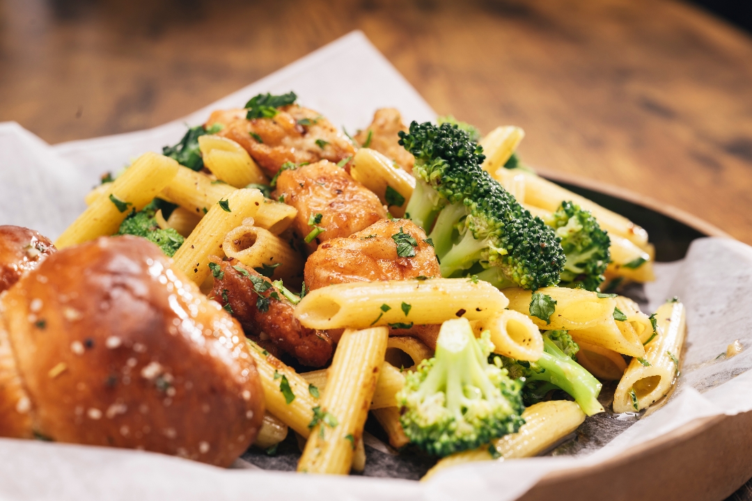 Chicken, Broccoli & Ziti.
