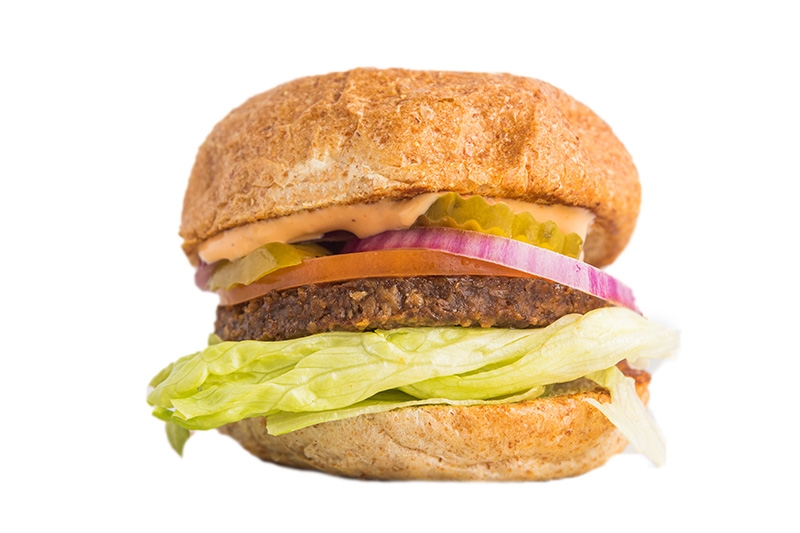 Veg Text Burger.