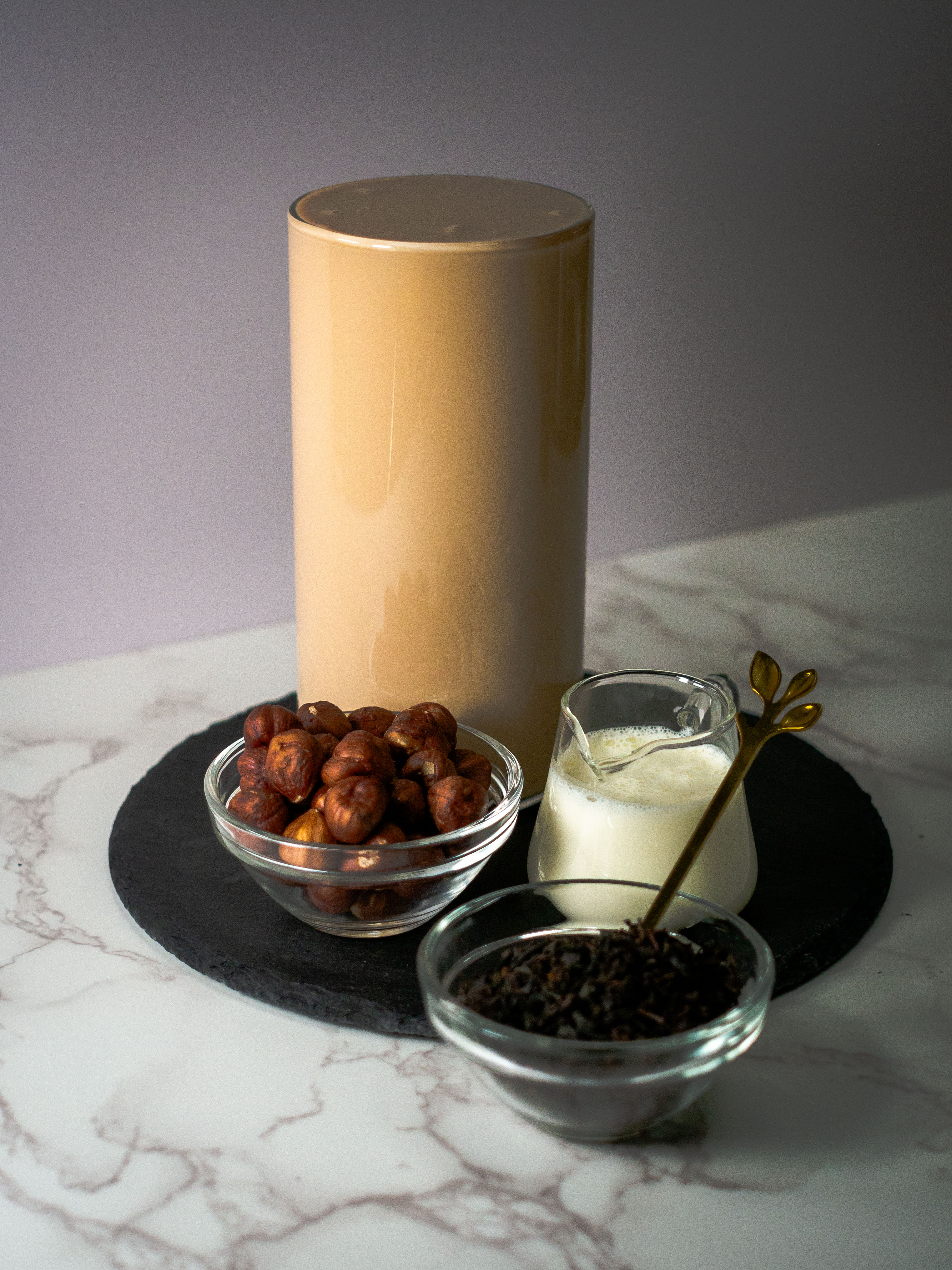 Hazelnut Milk Tea.