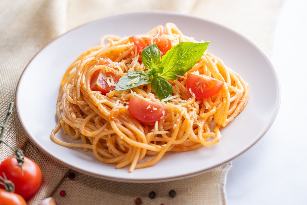 Pasta with Tomato Sauce.