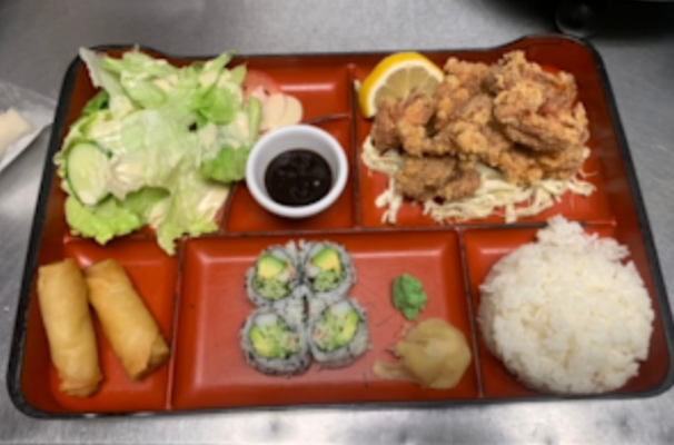 Chicken Kara Age Lunch Bento.