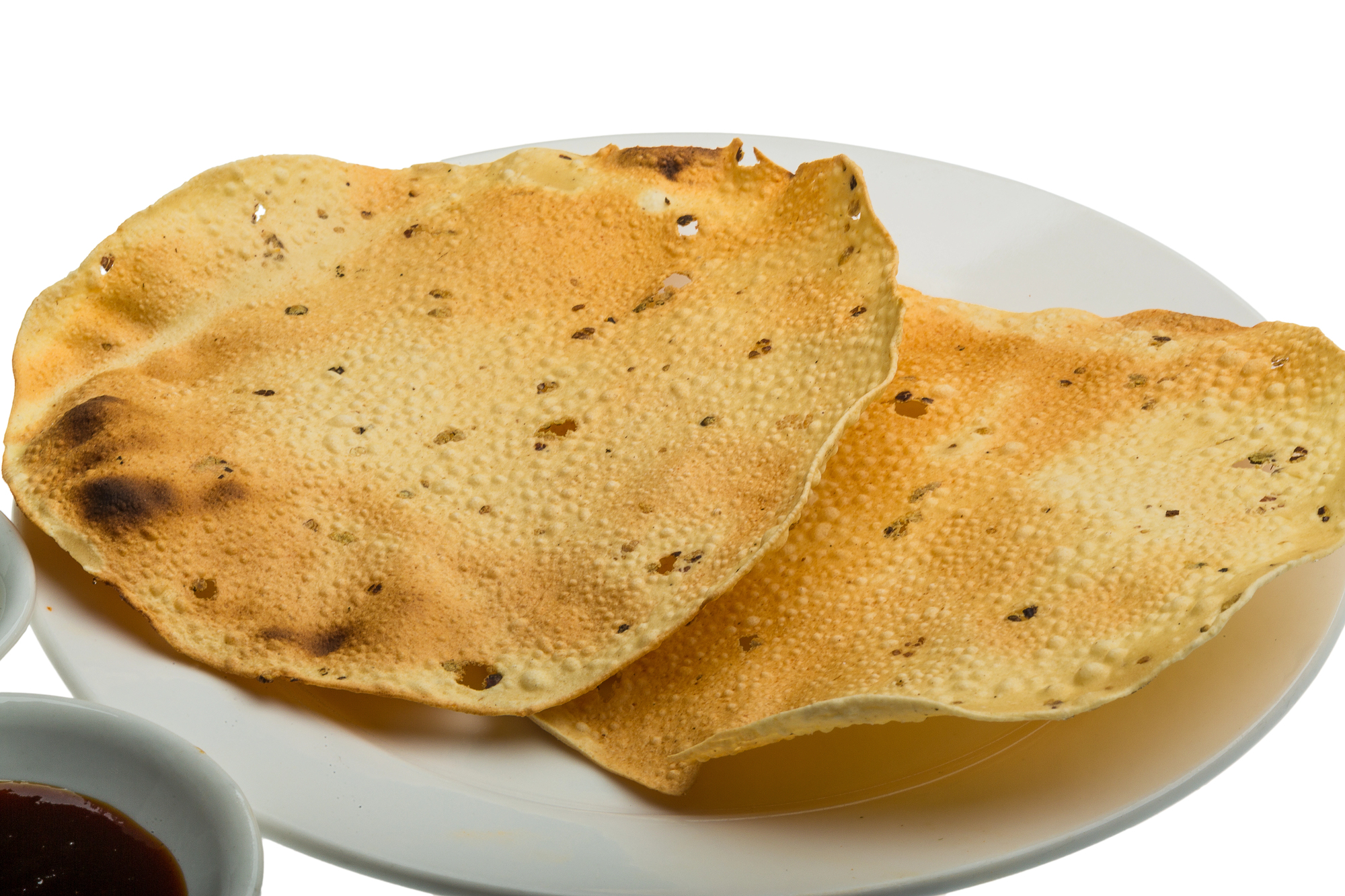 Pappadam - vegan and gluten free.