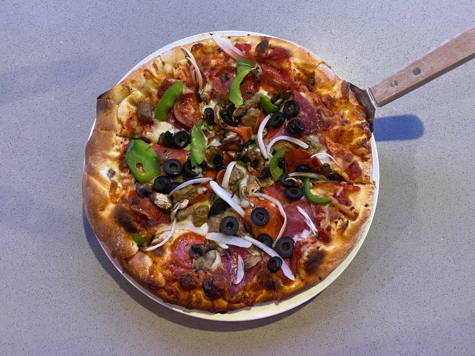 Works Pizza.