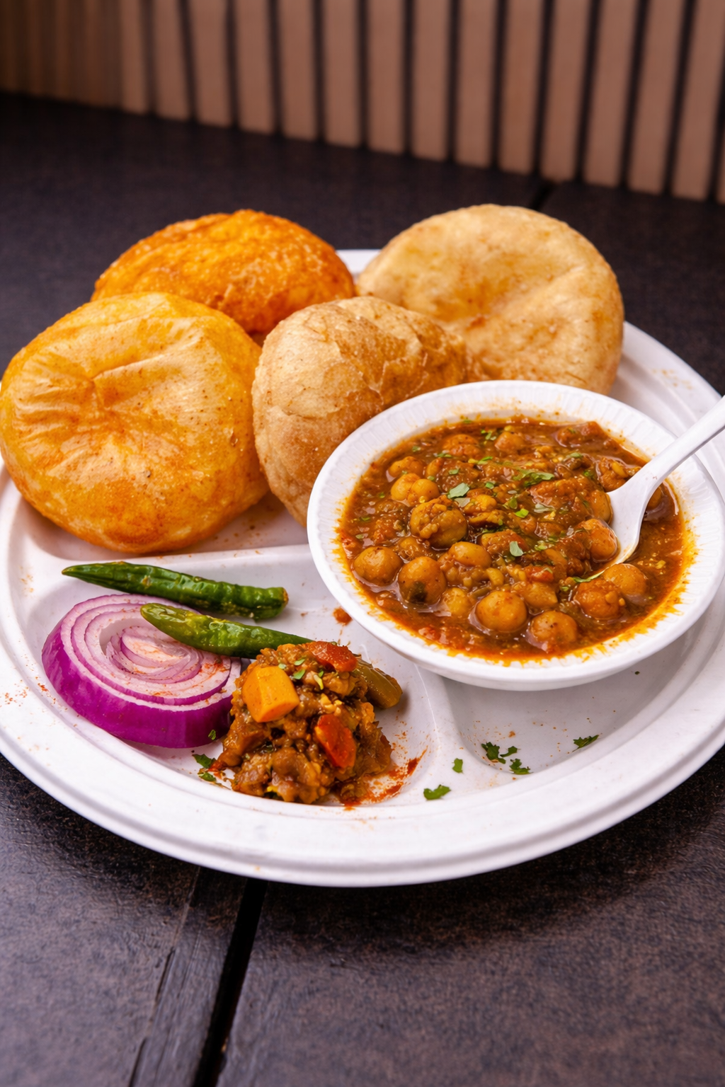 CHOLE POORI.