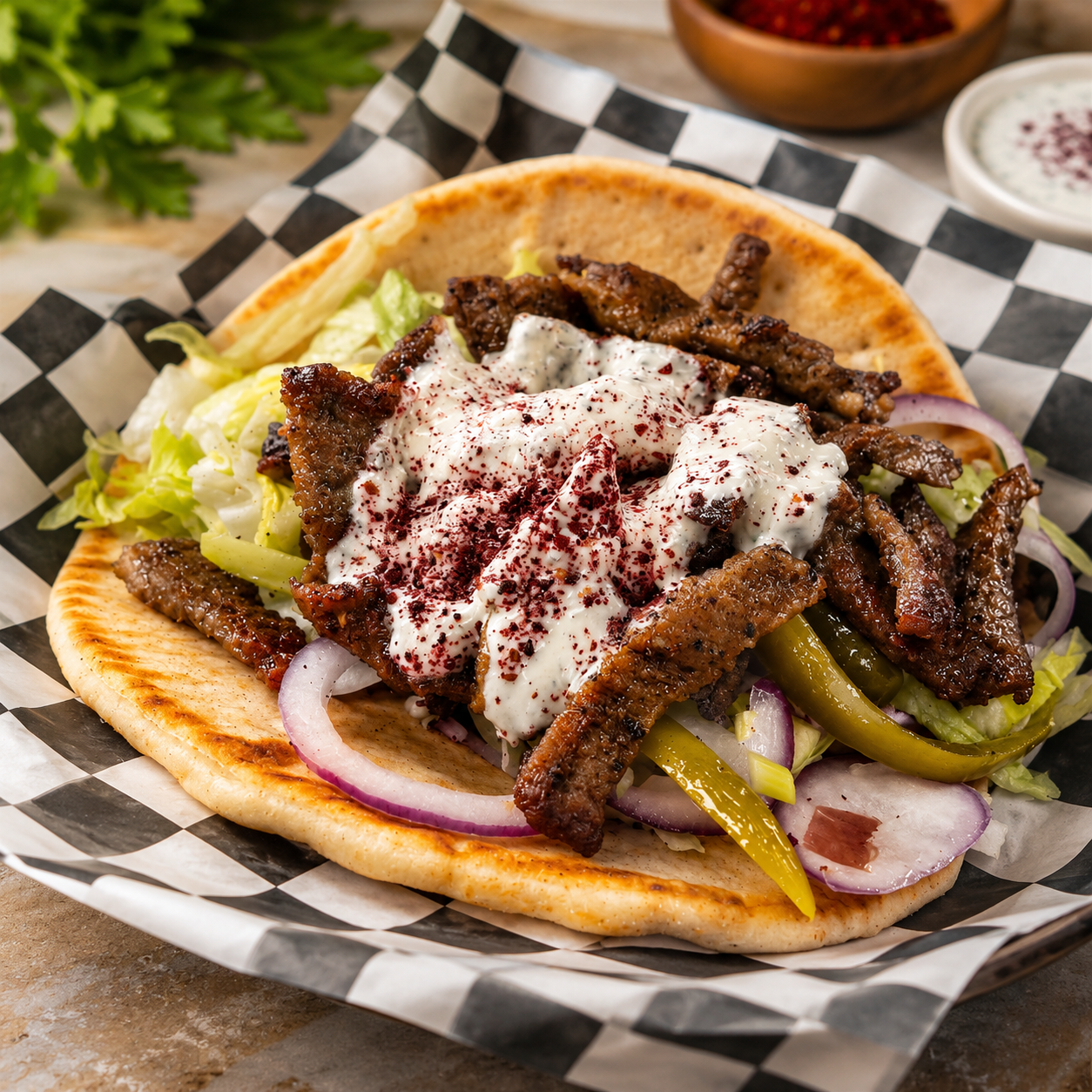 Make Your Own Wrap Or Pita.