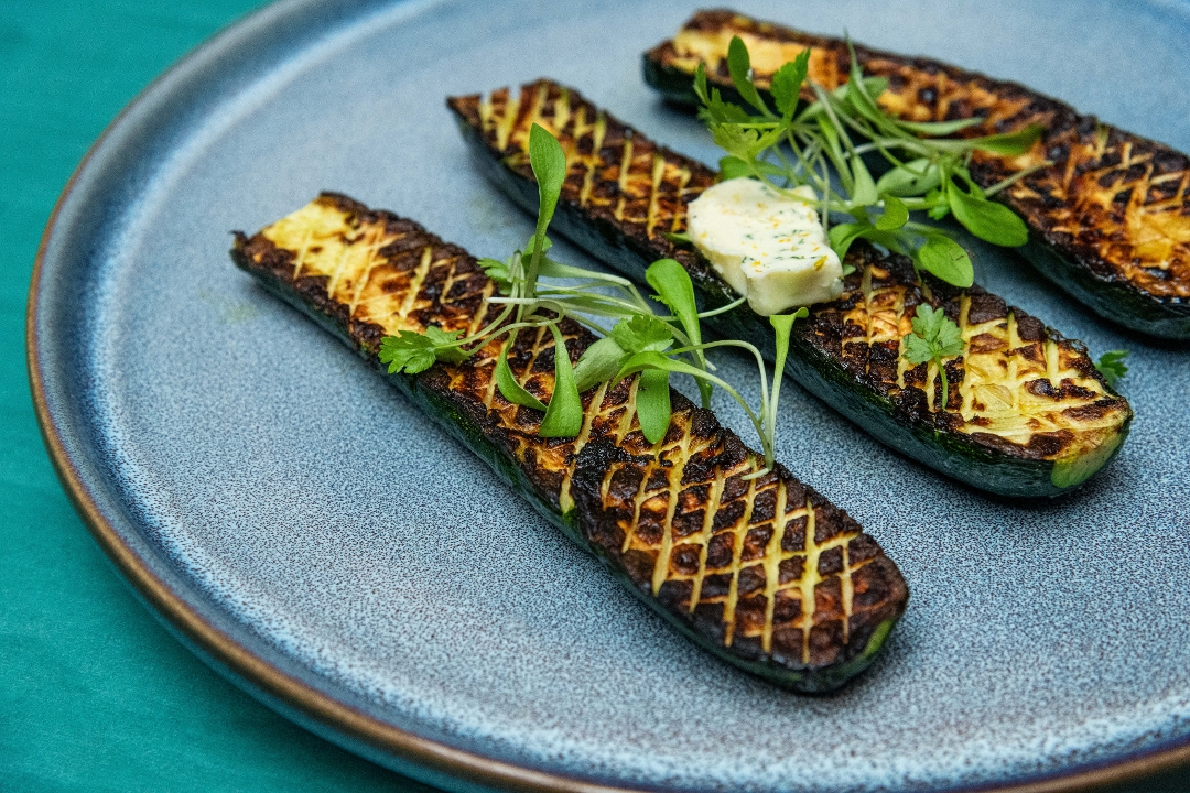 Grilled Zucchini.