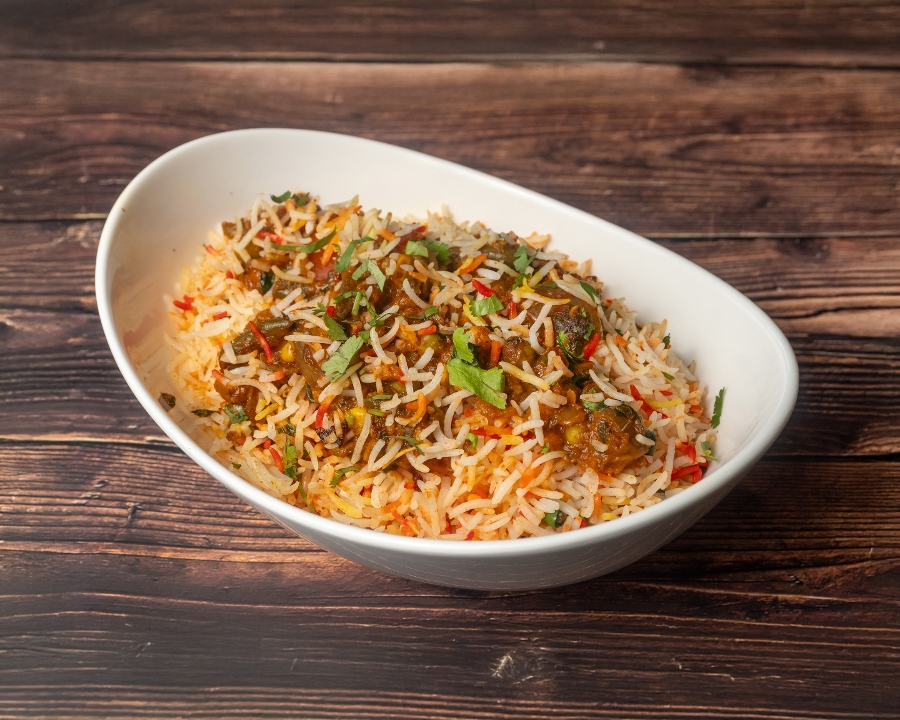 Veg Biryani.