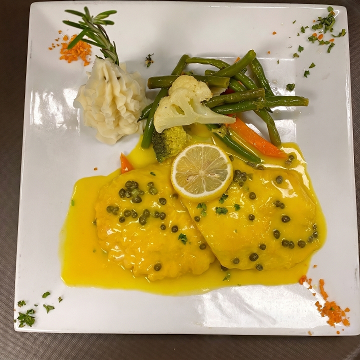 Veal Piccata HALF.