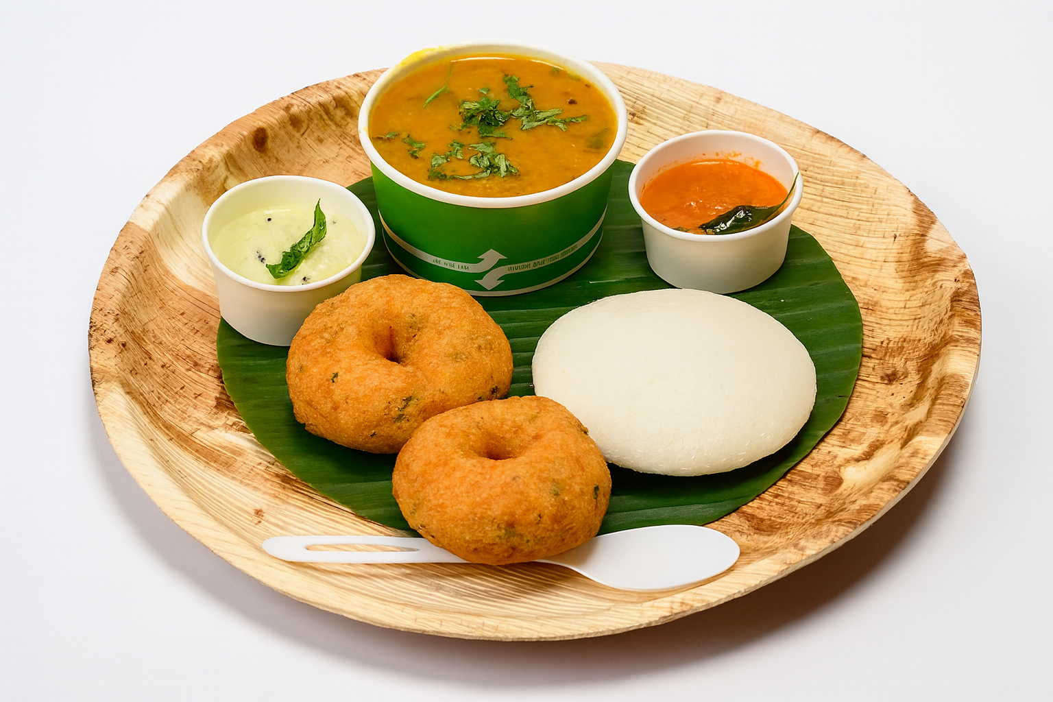 Idly (1) Vada (2) Combo.