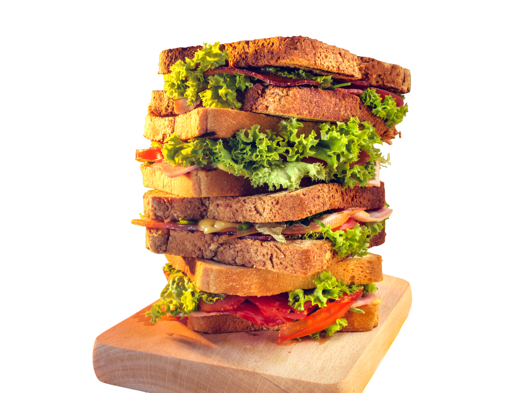 (C1) Kosher Salami, Sliced White Meat Turkey, and Swiss Cheese.