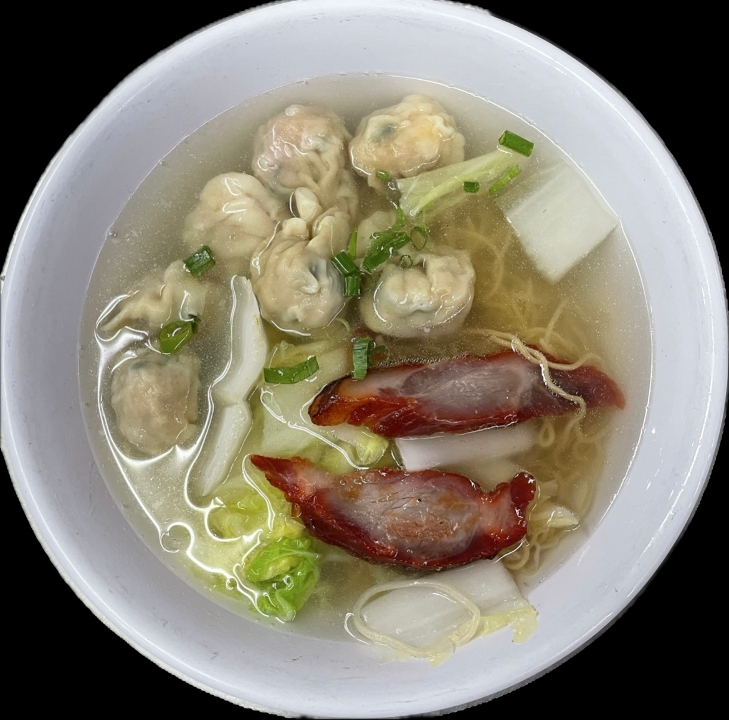 云吞面 167.Shrimp Won Ton with Noodle.