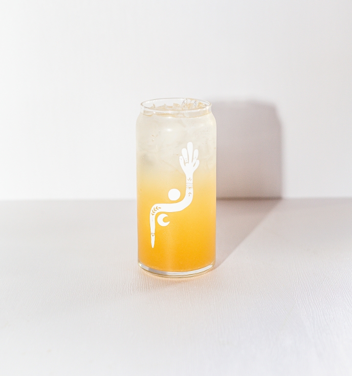 Yuzu Lime + Bitters House Soda.