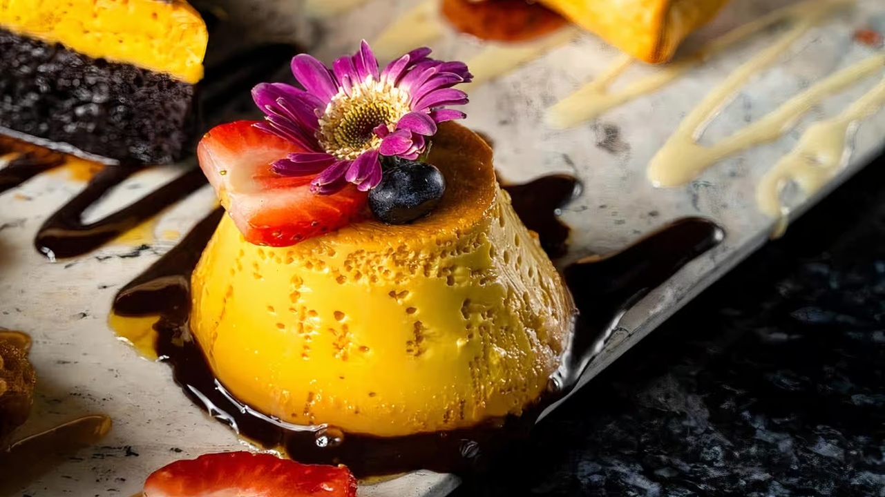 Flan Napolitano.