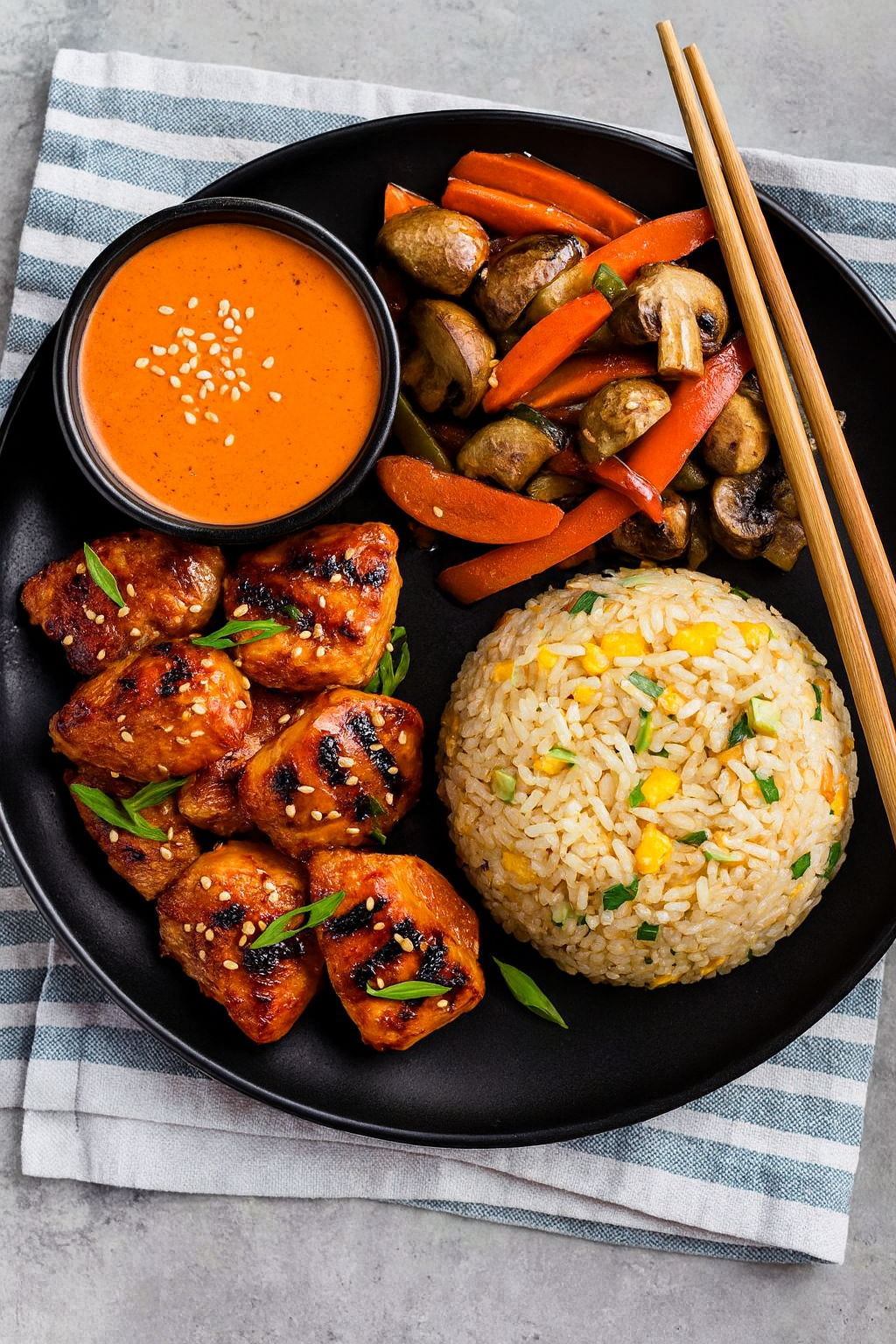 Salmon Hibachi.