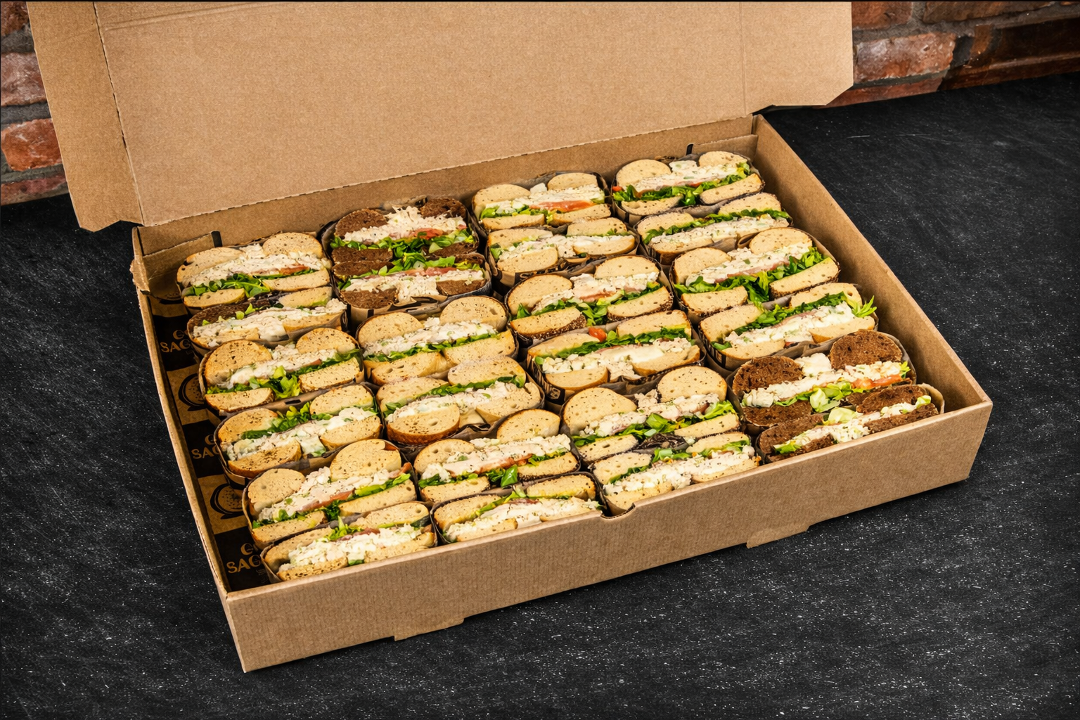 CLASSIC CHICKEN SALAD BOX (12 Sandwiches).
