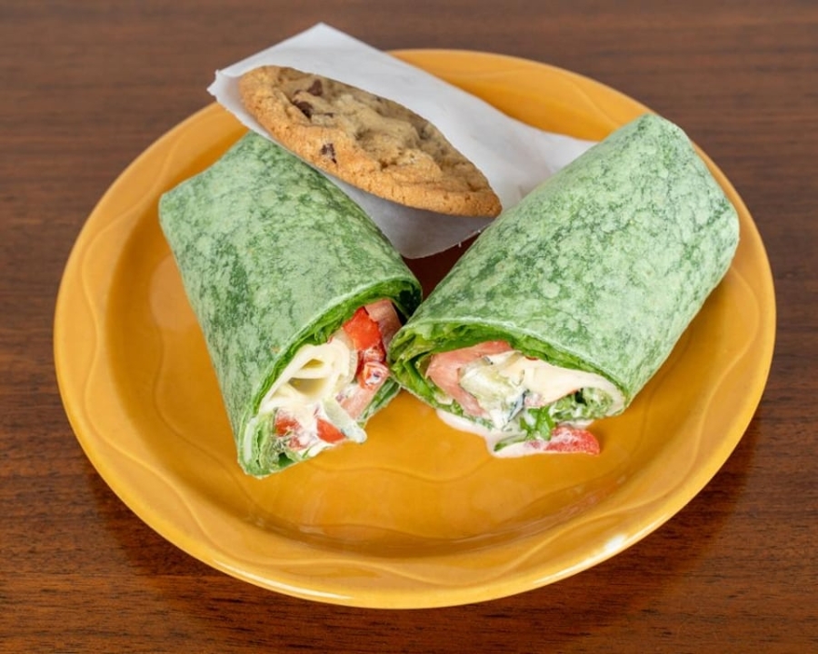 Half Veggie Wrap.