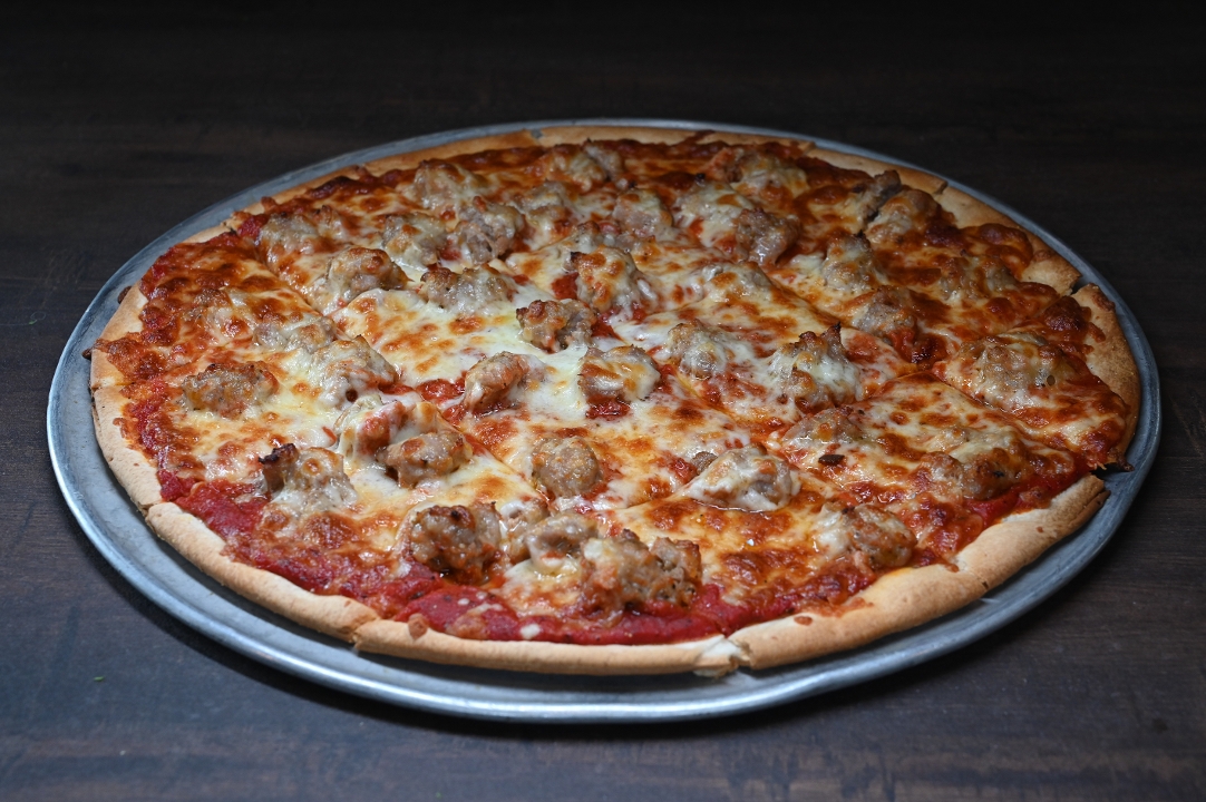 16" Thin crust Sausage (Popular).
