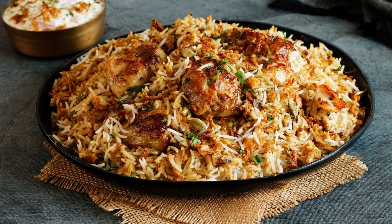 Afghani Chicken Biryani (Mild).