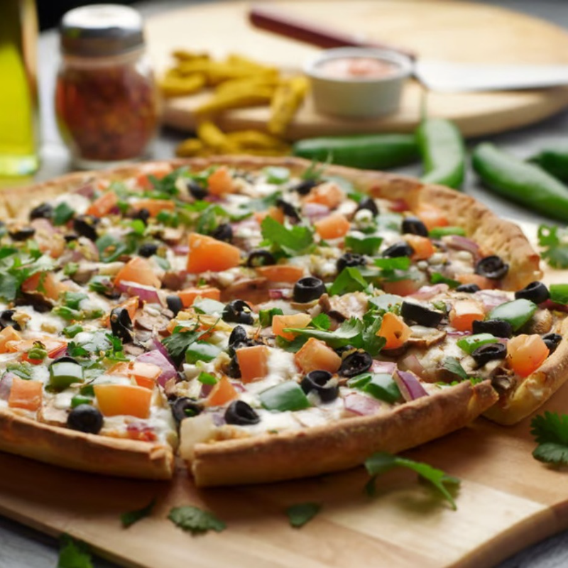 Detroit Curry Veggie Pizzatwist.