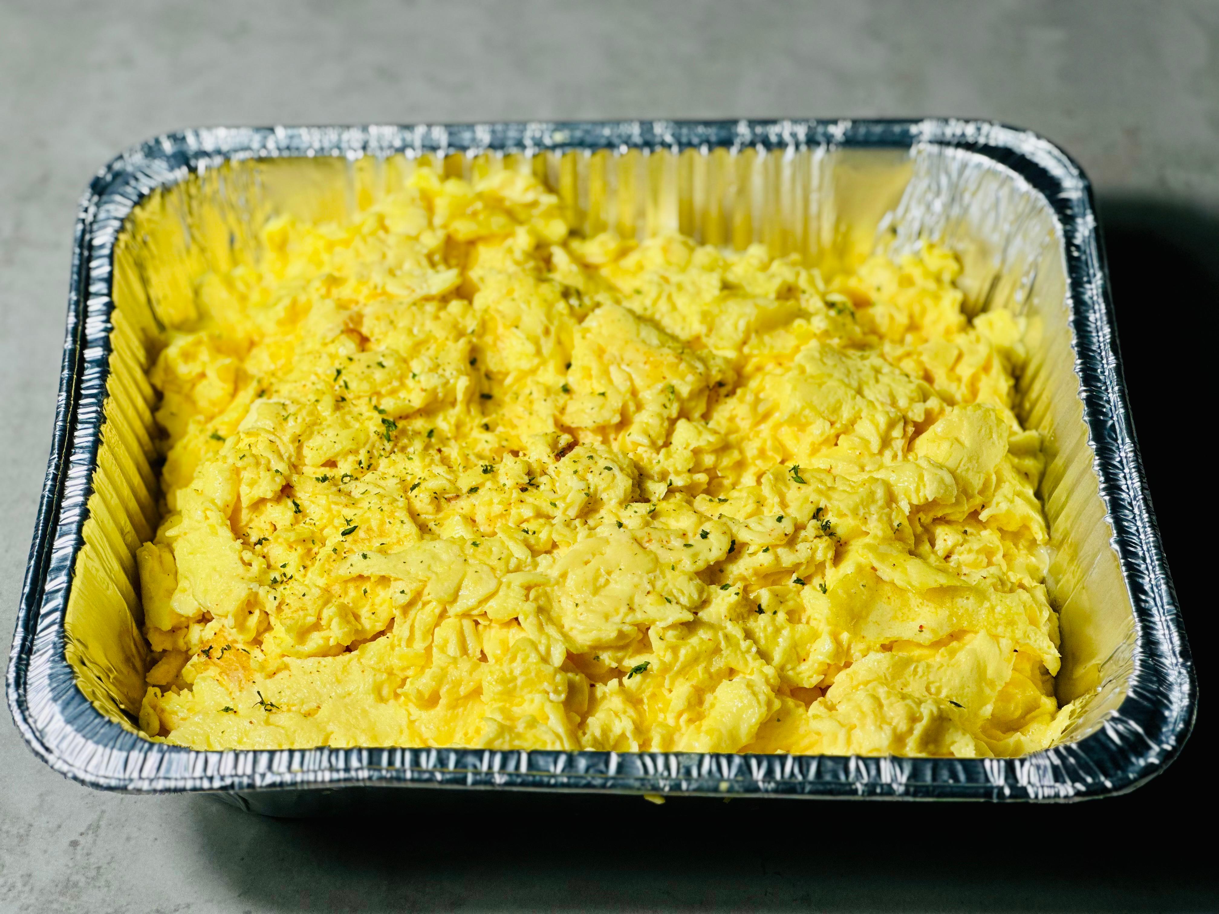Scramble Eggs Platter.