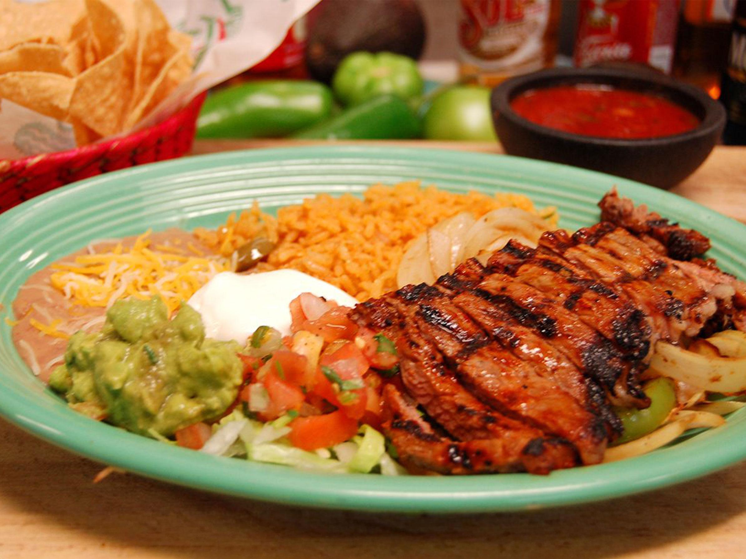 Steak Tampiquena.