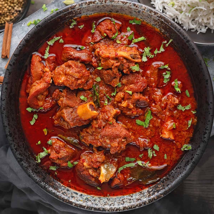 Goat Vindaloo (Curry).