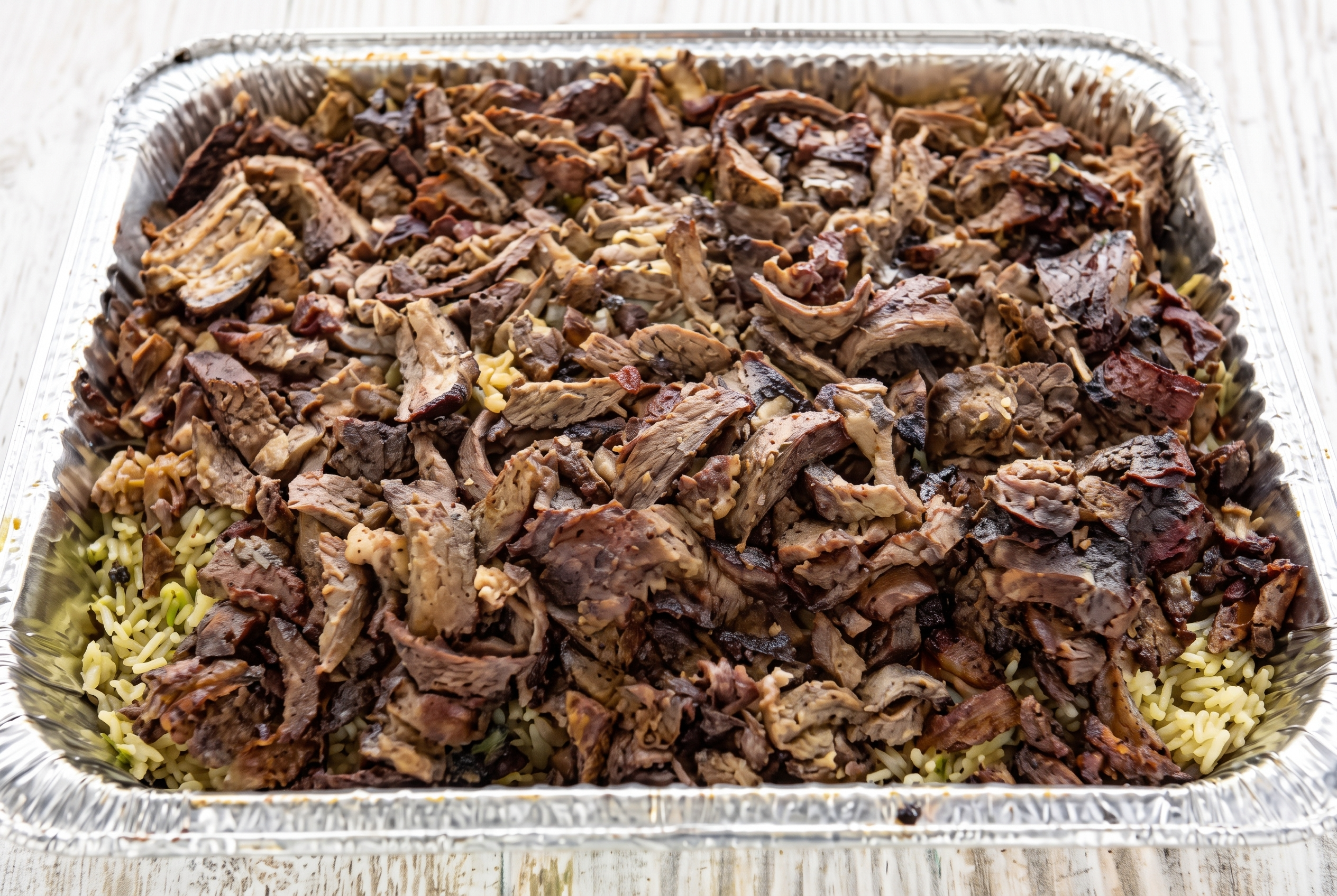 Beef Shawarma Tray.