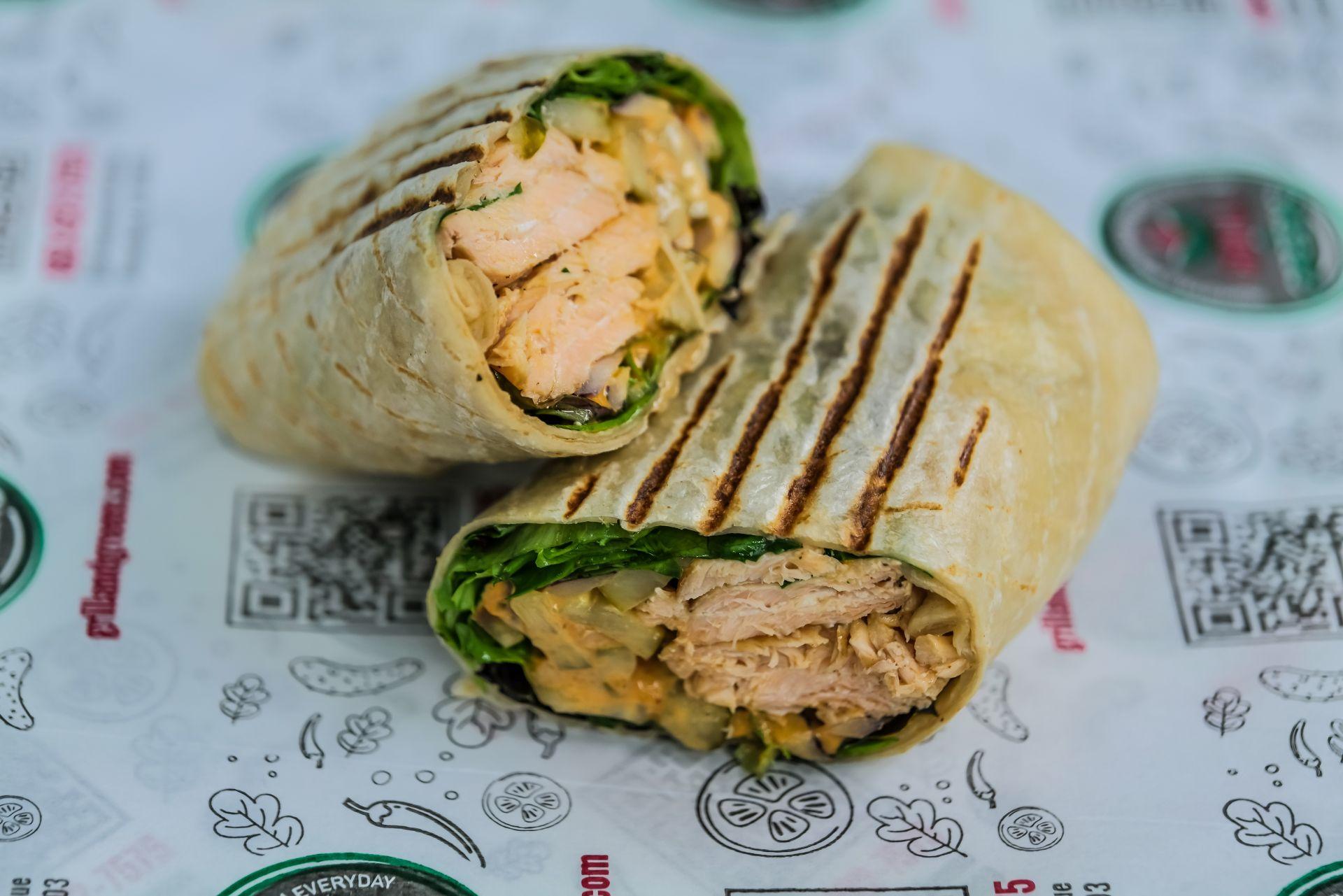 Salmon Wrap.