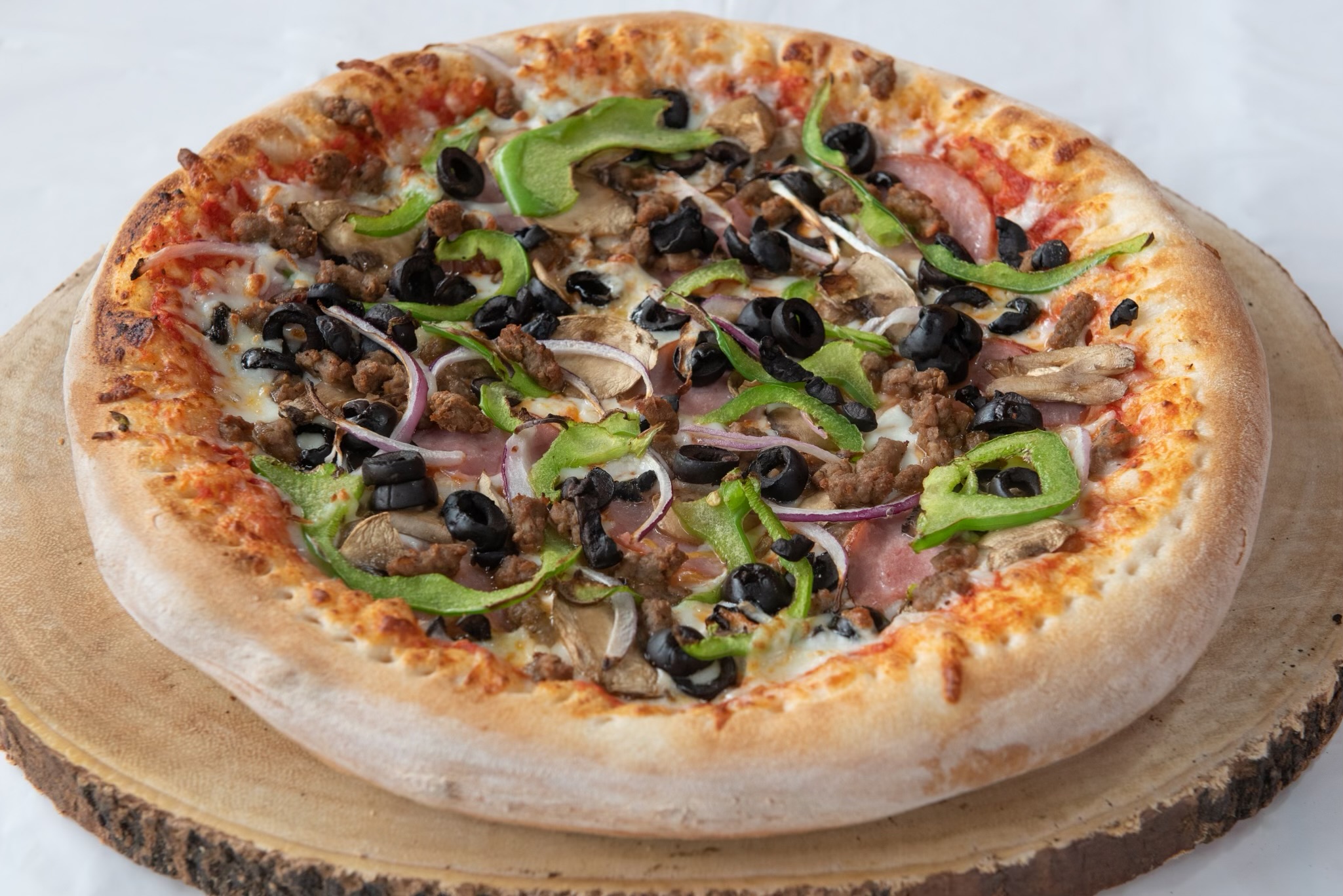 Favorite Gourmet Pizza.