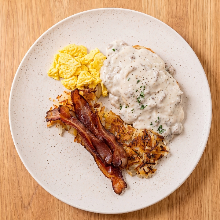 Hungry Size Biscuits & Gravy.