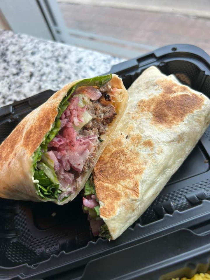 *NEW Signature Beef Shish Kebab Wrap.