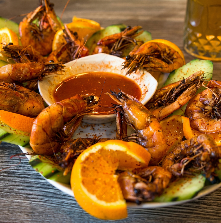 Camarones cucaracha.