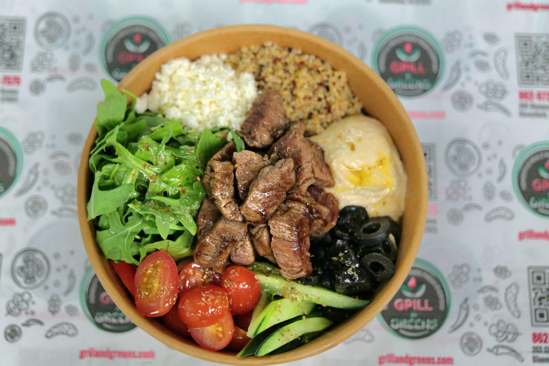 Mediterranean (Carb) Bowl.