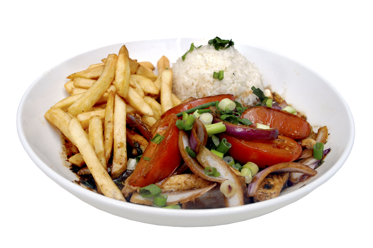 Lomo Saltado de Pollo.