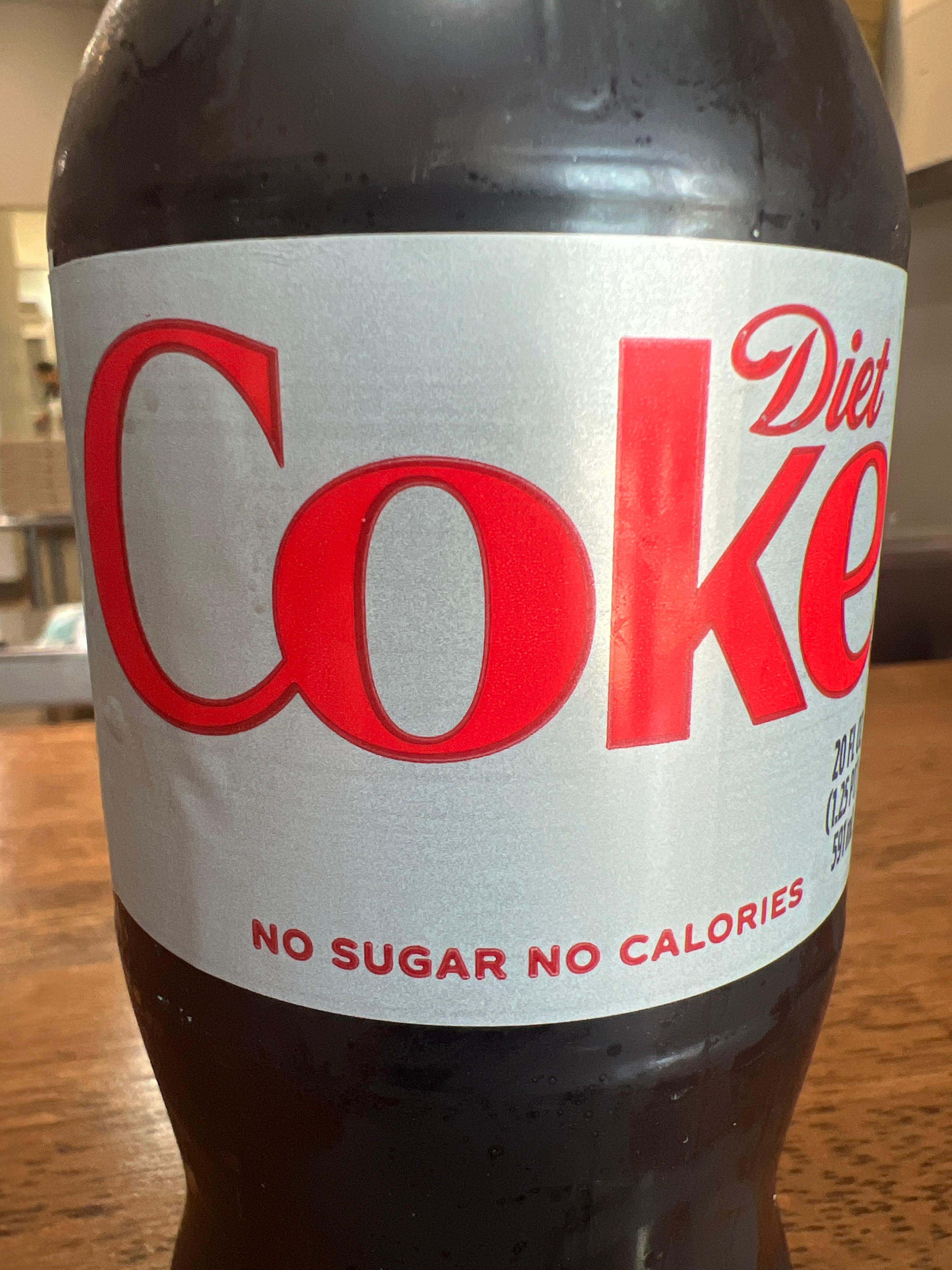 Bottle Diet Coke.