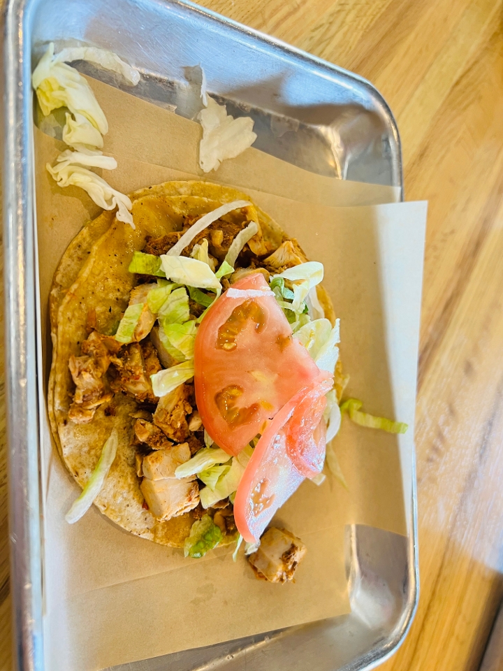Taco Pollo (2 Tacos in Order).