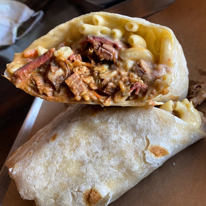 Hatch Mac Burrito.