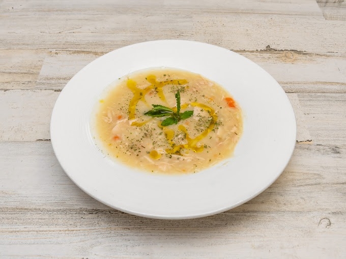 Avgolemono Soup.