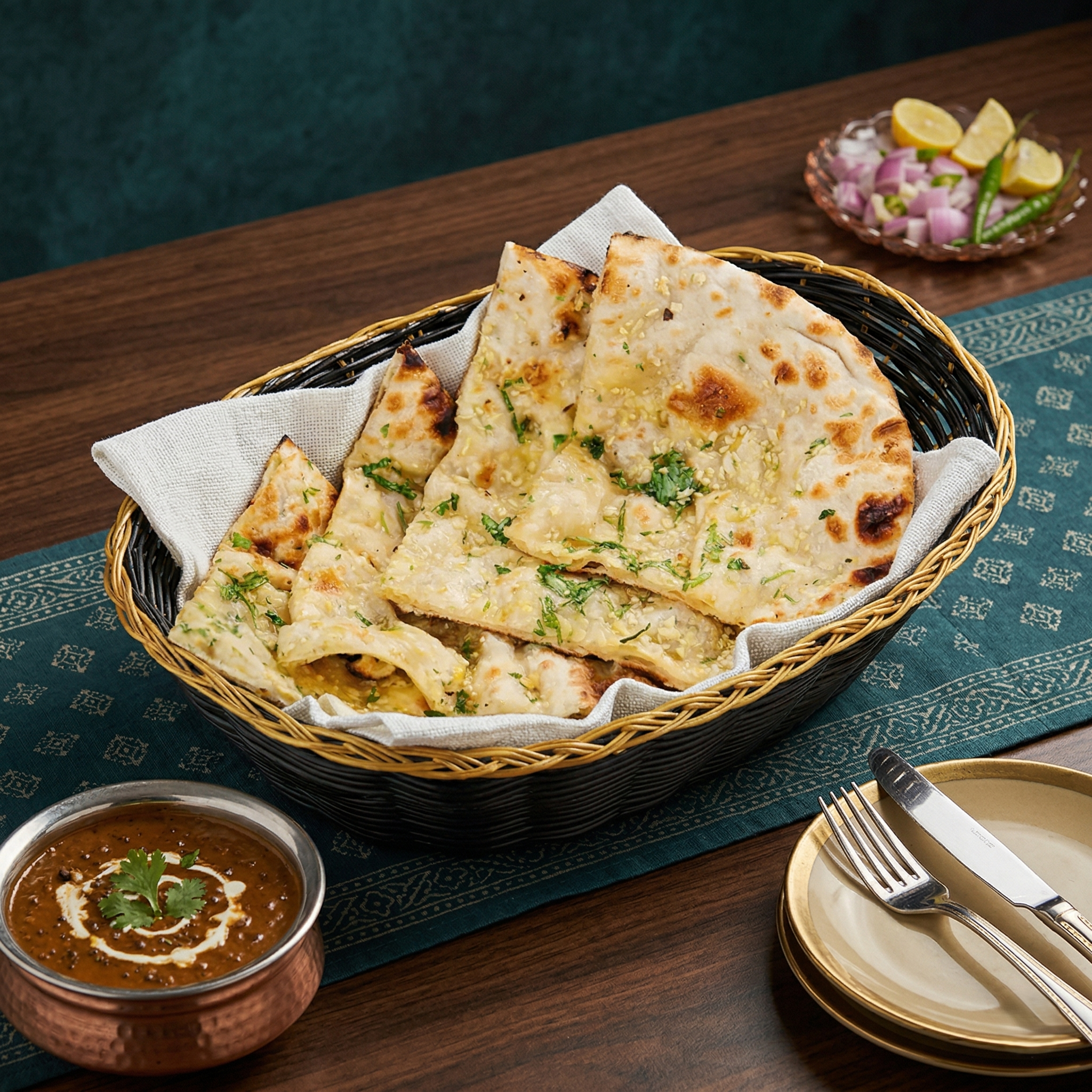Cheese Garlic Naan.