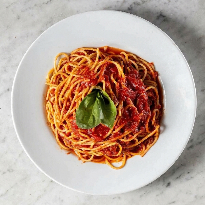 Spaghetti Marinara.