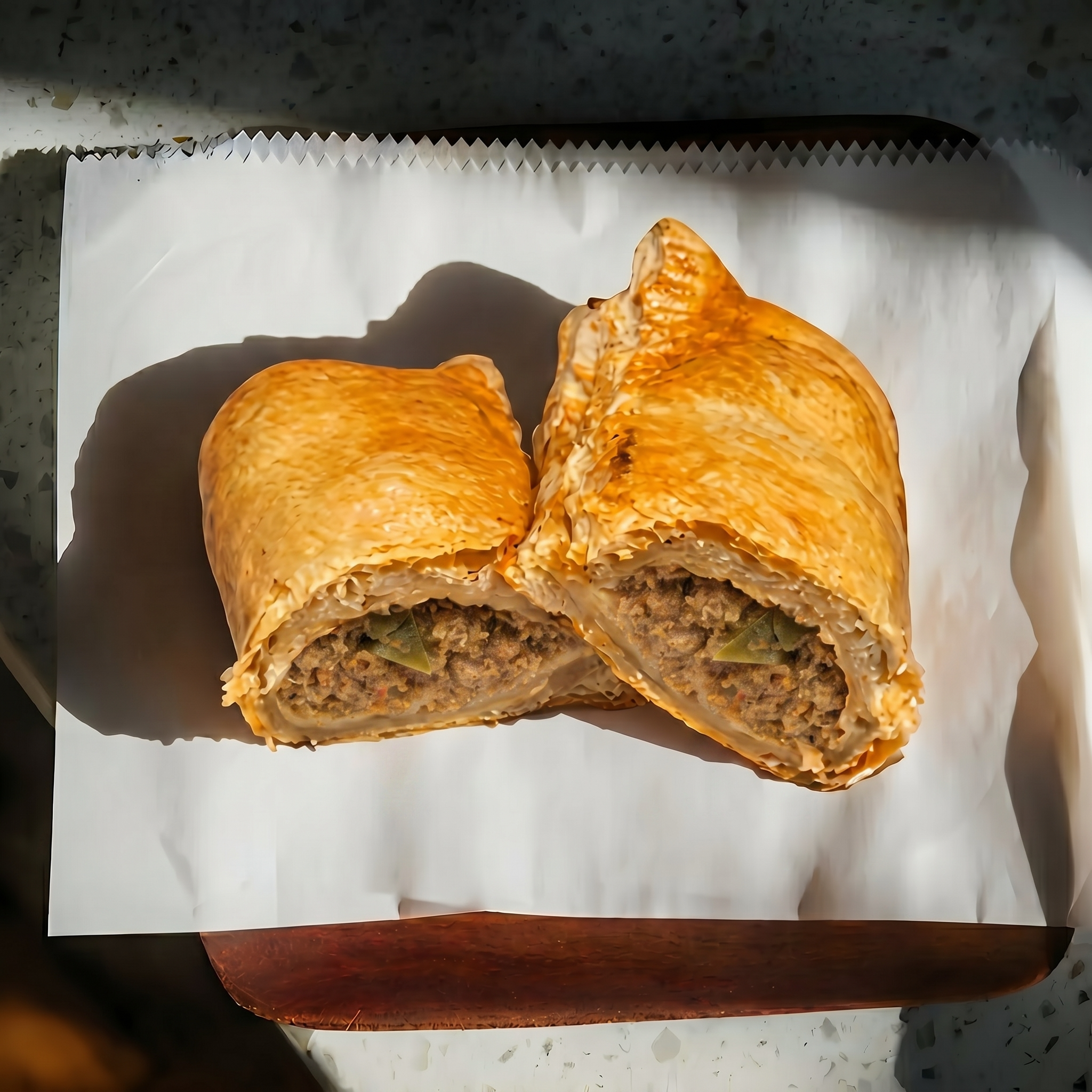 Beef & Cheese Pattie.
