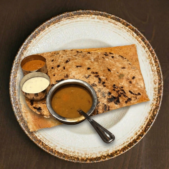 Onion Rava Masala Dosa.
