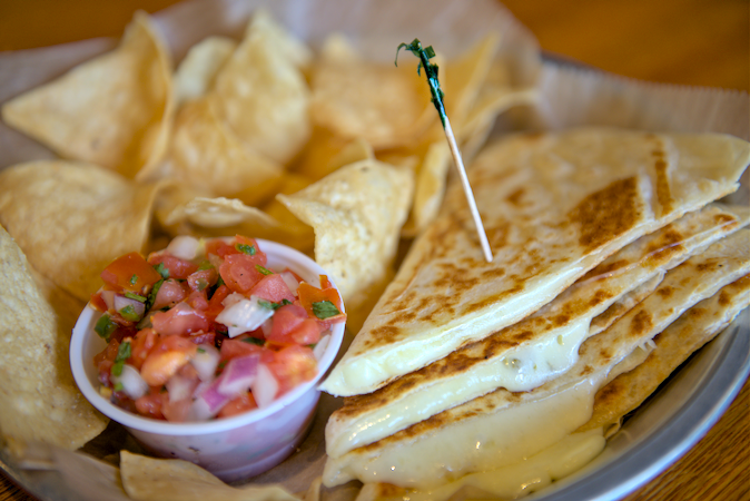 Cheese Quesadilla.